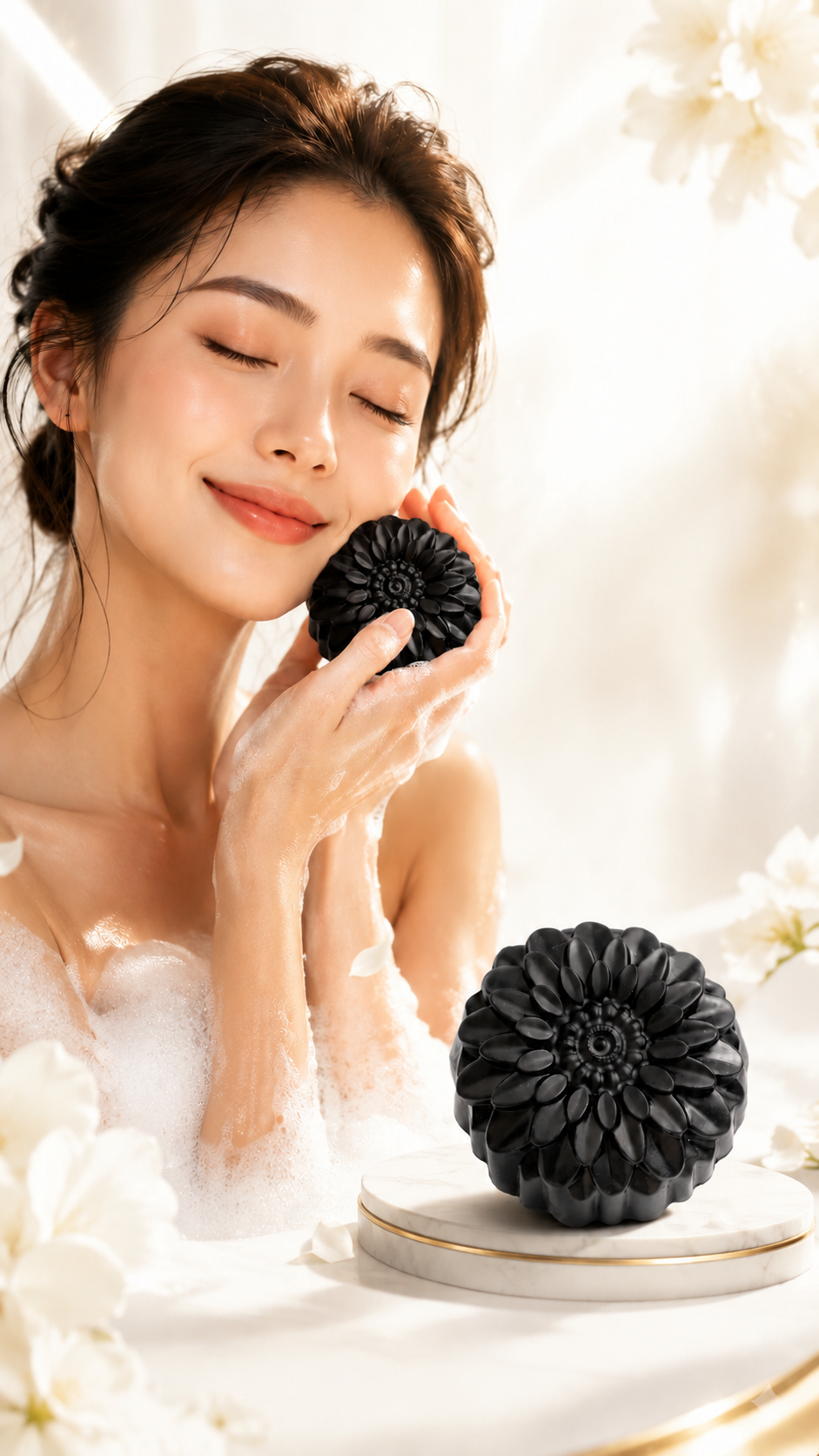 Keshmira Glow Charcoal Handmade Herbal Soap